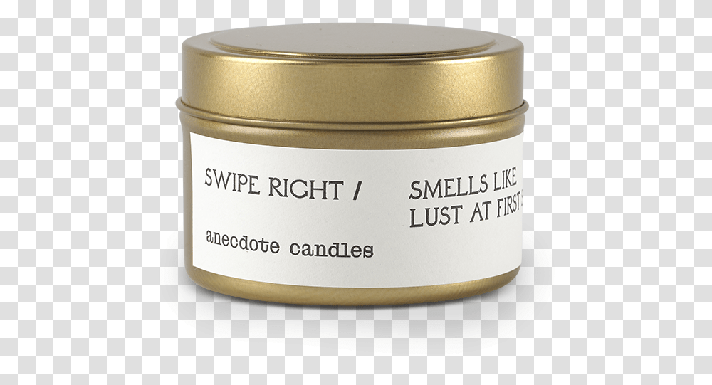 Swipe Right White Patchouli CandleClass Candle, Label, Tape, Milk Transparent Png