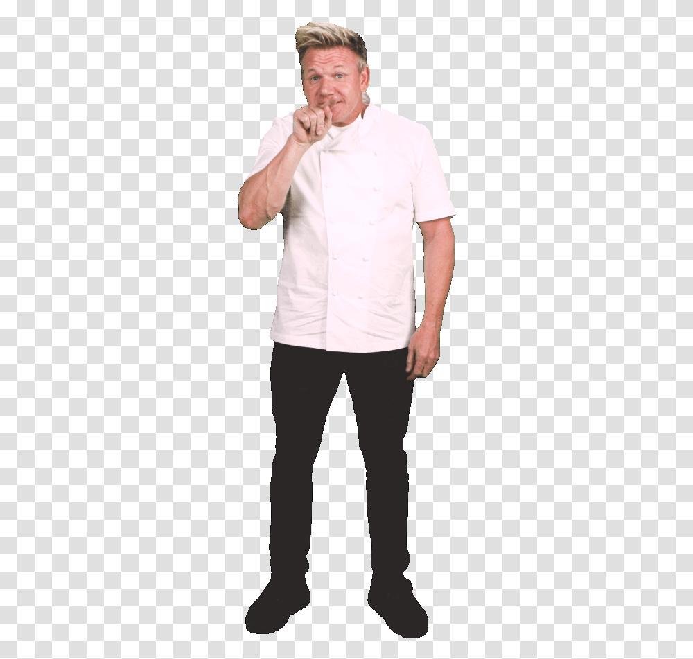 Swipe Sticker By Gordon Ramsay For Ios Amp Android Gordon Ramsay Gif, Shirt, Apparel, Person Transparent Png