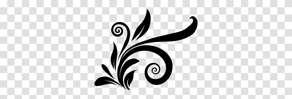 Swirl Clipart Decal Calligraphy, Gray, World Of Warcraft Transparent Png