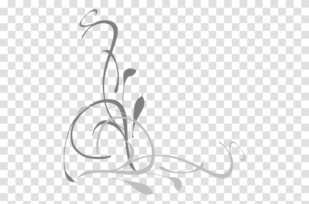 Swirl Clipart Floral Funeral Vector Free, Handwriting, Plant, Calligraphy Transparent Png