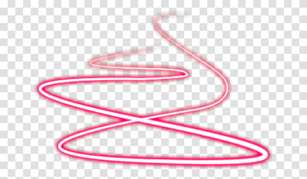 Swirl Cool Red Tumblr Line Overlay Cute, Neon, Light, Scissors, Blade Transparent Png