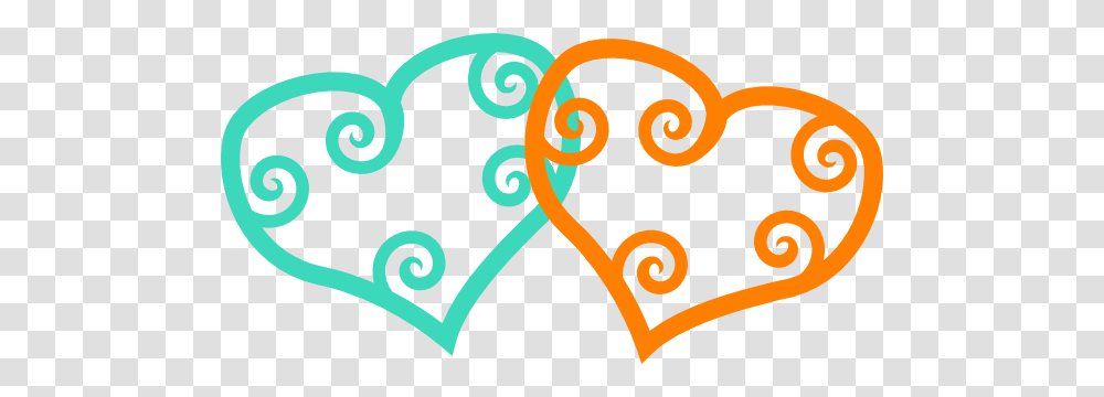Swirl Hearts Clip Art For Web, Floral Design, Pattern, Spiral Transparent Png