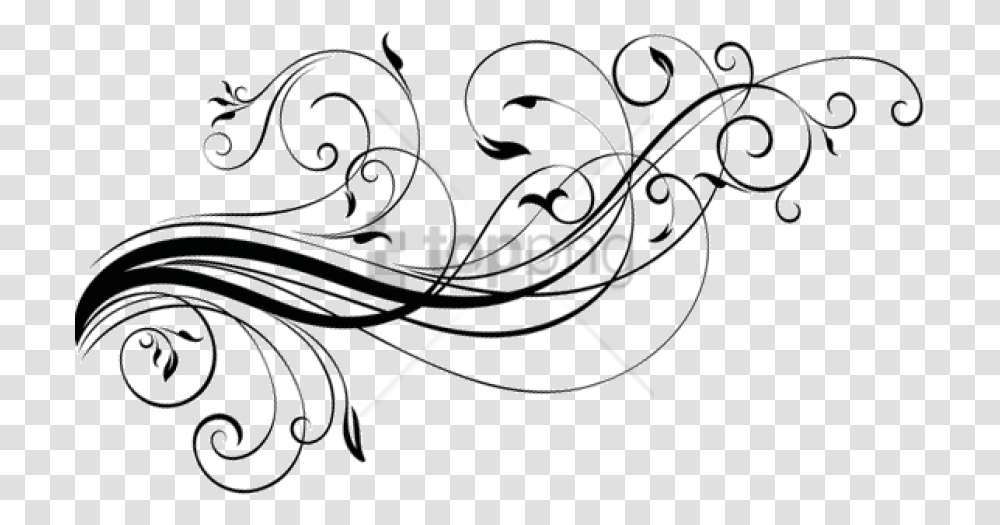 Swirl Line Design Image Swirls, Floral Design, Pattern, Graphics, Art Transparent Png