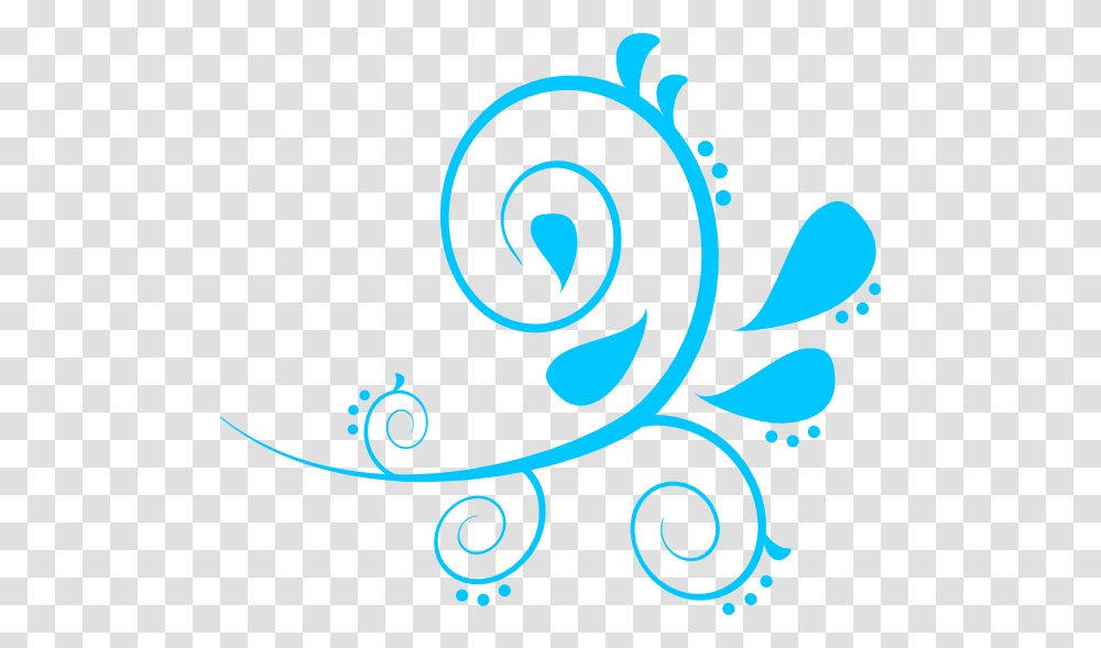 Swirl Paisley Aqua Clip Art, Floral Design, Pattern Transparent Png