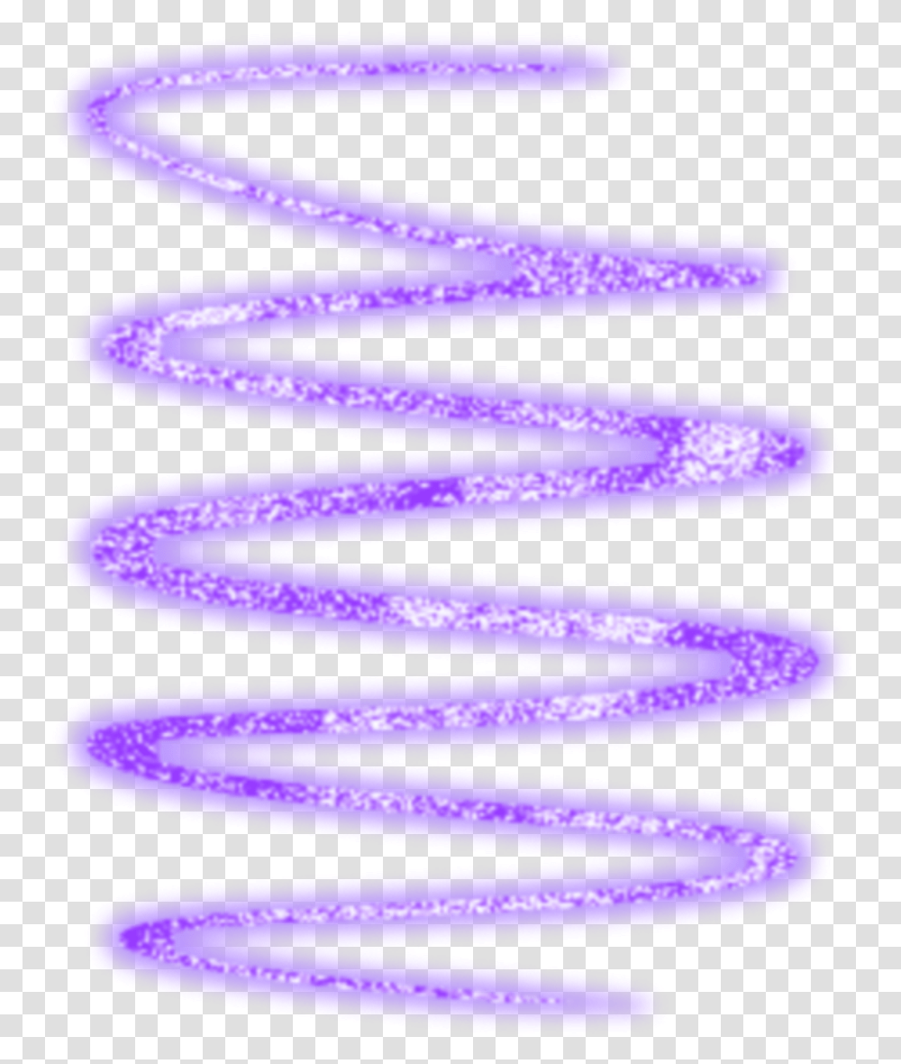 Swirl Purple Purpleneon Neon Light Lights Star Neon Spiral Effect, Plant, Flower Transparent Png