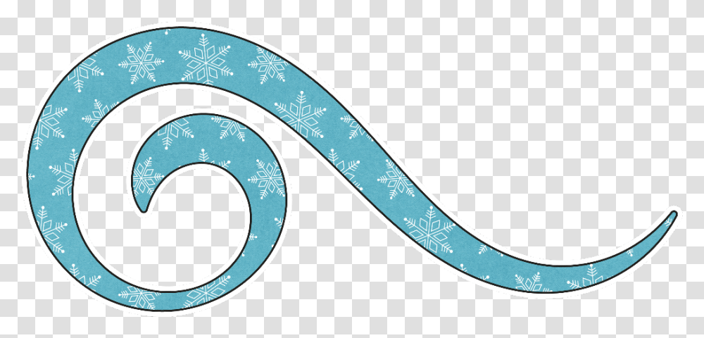 Swirl Snow Blue Frozen Cloud With Snowflakes Drawing, Label, Number Transparent Png