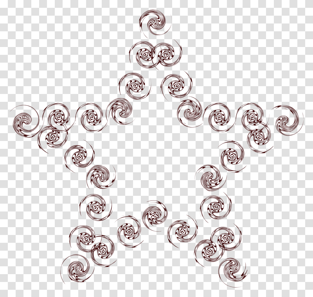 Swirl Star Clip Arts Circle, Pattern, Spiral Transparent Png