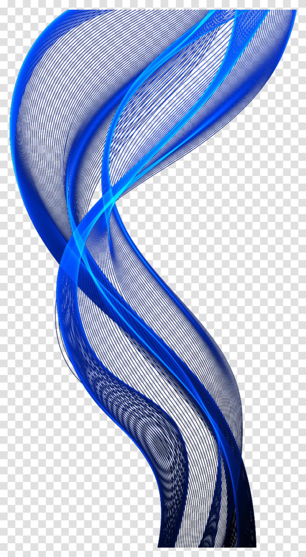 Swirl Swirls Blue Smoke Effect Wire, Light, Neon, Pattern, Fractal Transparent Png