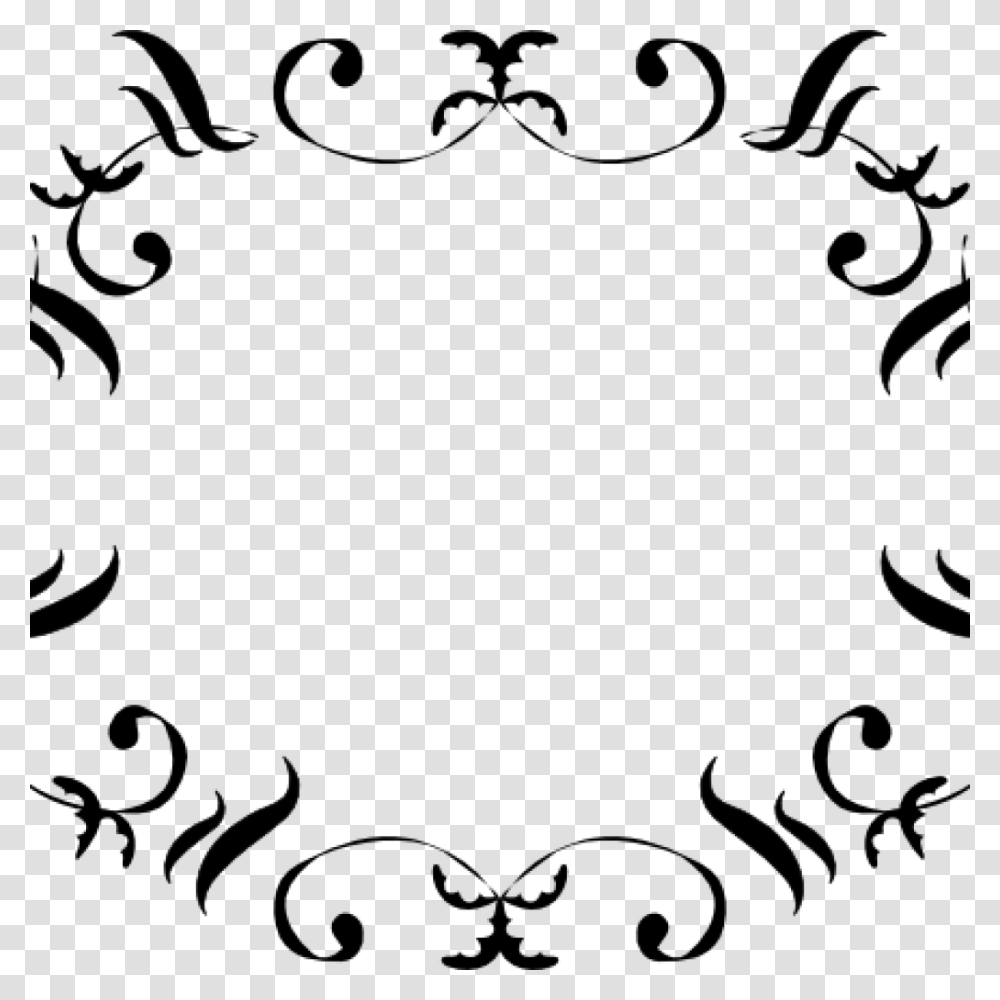 Swirls Border Free Clipart Download, Gray, World Of Warcraft Transparent Png