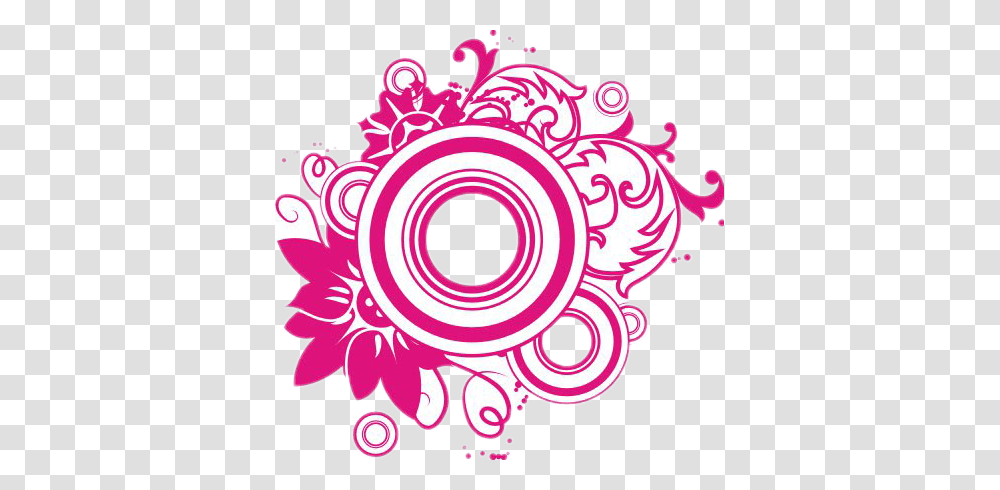 Swirls Pink Flourish Effect Effects Design Vector Vector Graphics Swirls, Pattern, Floral Design, Fractal Transparent Png