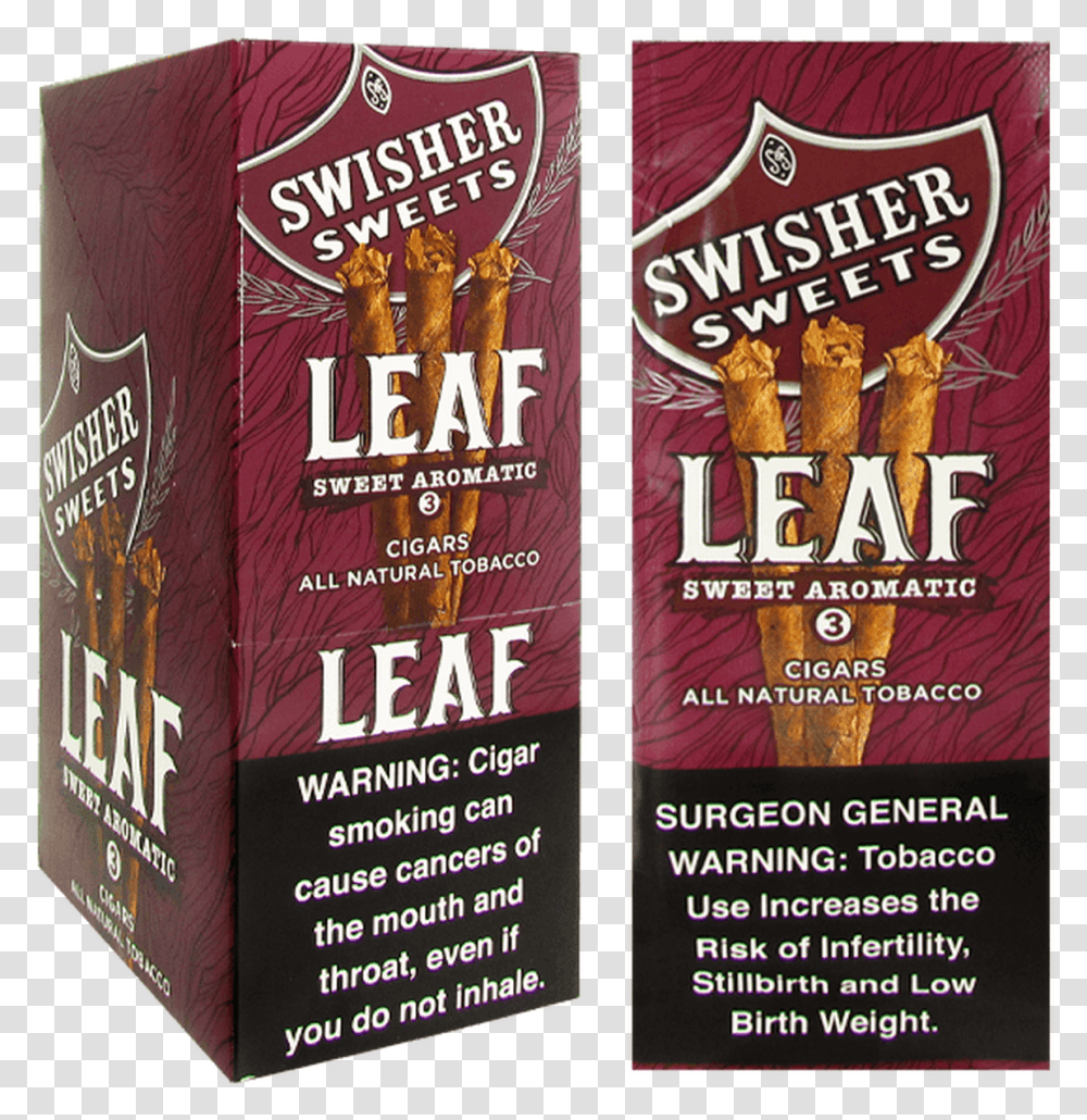 Swisher Sweets Leaf Sweet 103 Pouch Swisher Sweets Leaf, Book, Flyer, Poster, Paper Transparent Png