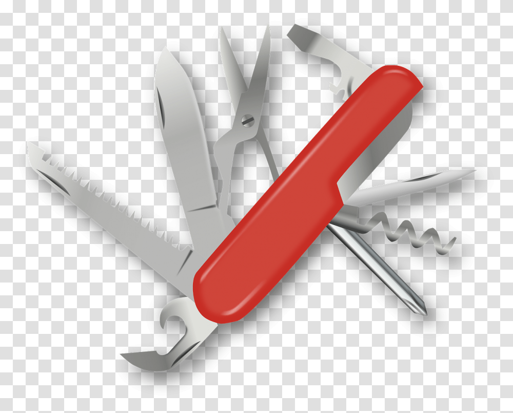 Swiss Army Knife Clipart, Weapon, Weaponry, Blade, Scissors Transparent Png