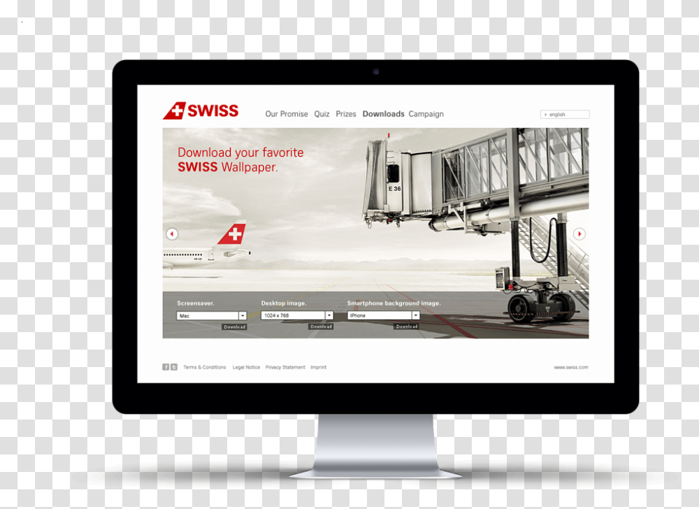 Swiss International Air Lines, Electronics, Computer, Screen, Machine Transparent Png