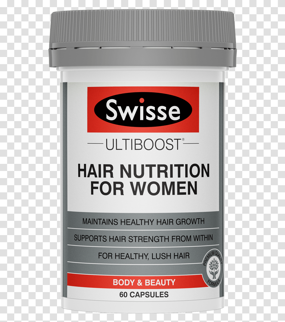 Swisse Hair Nutrition For Men 60 Capsules, Tin, Can, Dessert, Food Transparent Png