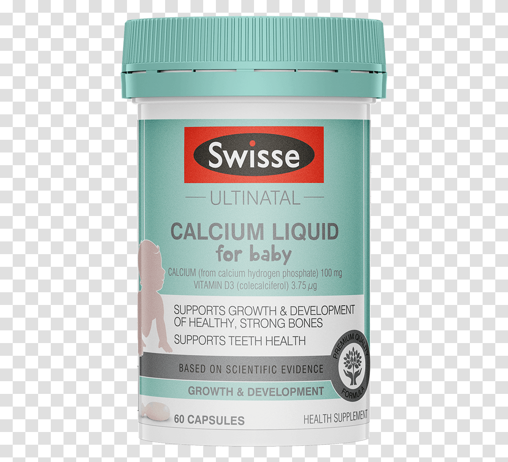 Swisse Ultinatal Calcium Liquid For Baby Swisse, Dessert, Food, Yogurt, Cream Transparent Png