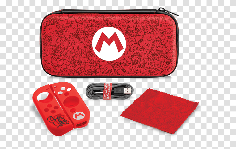 Switch Case Mario M, Purse, Bag, Accessories, Rug Transparent Png