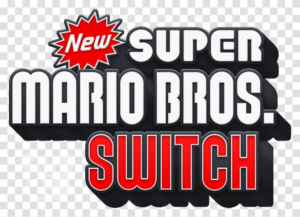 Switch Logo Super Mario Wii Logo, Word, Label, Alphabet Transparent Png