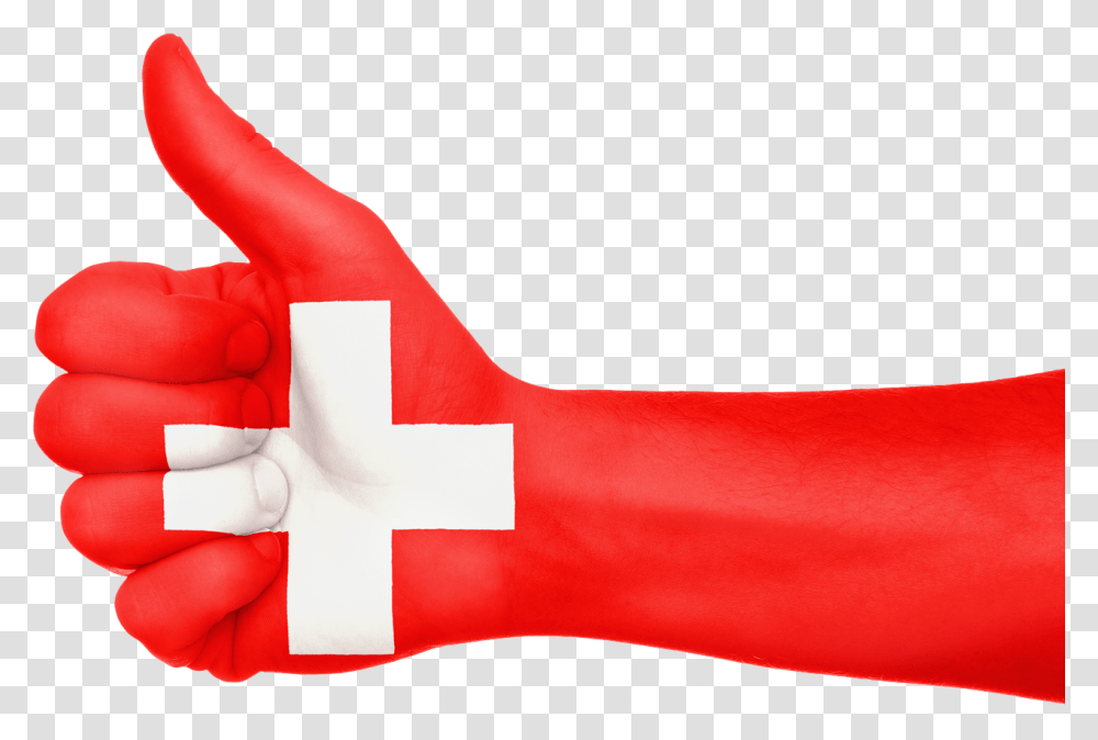 Switzerland Flag Hand Malawi Flag, Logo, Trademark, First Aid Transparent Png