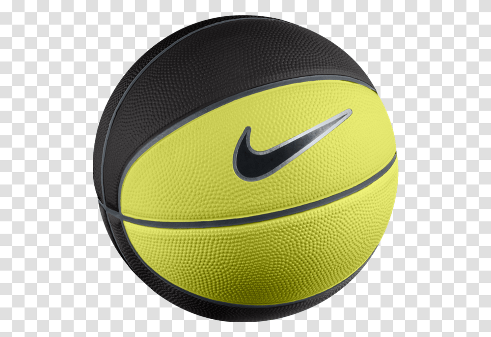 Swoosh Mini Basketball Nike Swoosh Mini Basketball Black And Yellow Nike Basketball Ball, Sport, Sports, Baseball Cap, Hat Transparent Png