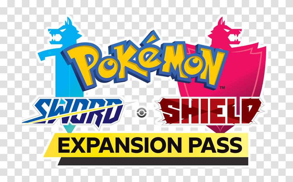 Sword And Shields Expansion Pass Pokemon Sword And Shield Logo, Text, Advertisement, Crowd, Transportation Transparent Png
