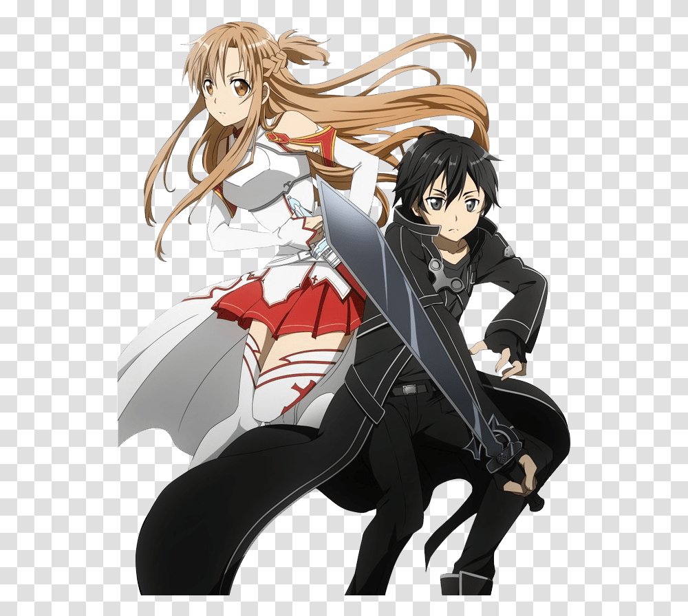 Sword Art File, Manga, Comics, Book, Person Transparent Png