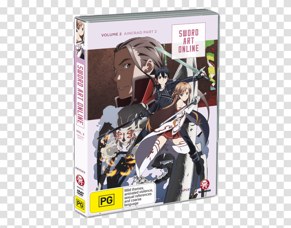 Sword Art Online Blu Ray, Poster, Advertisement, Comics, Book Transparent Png