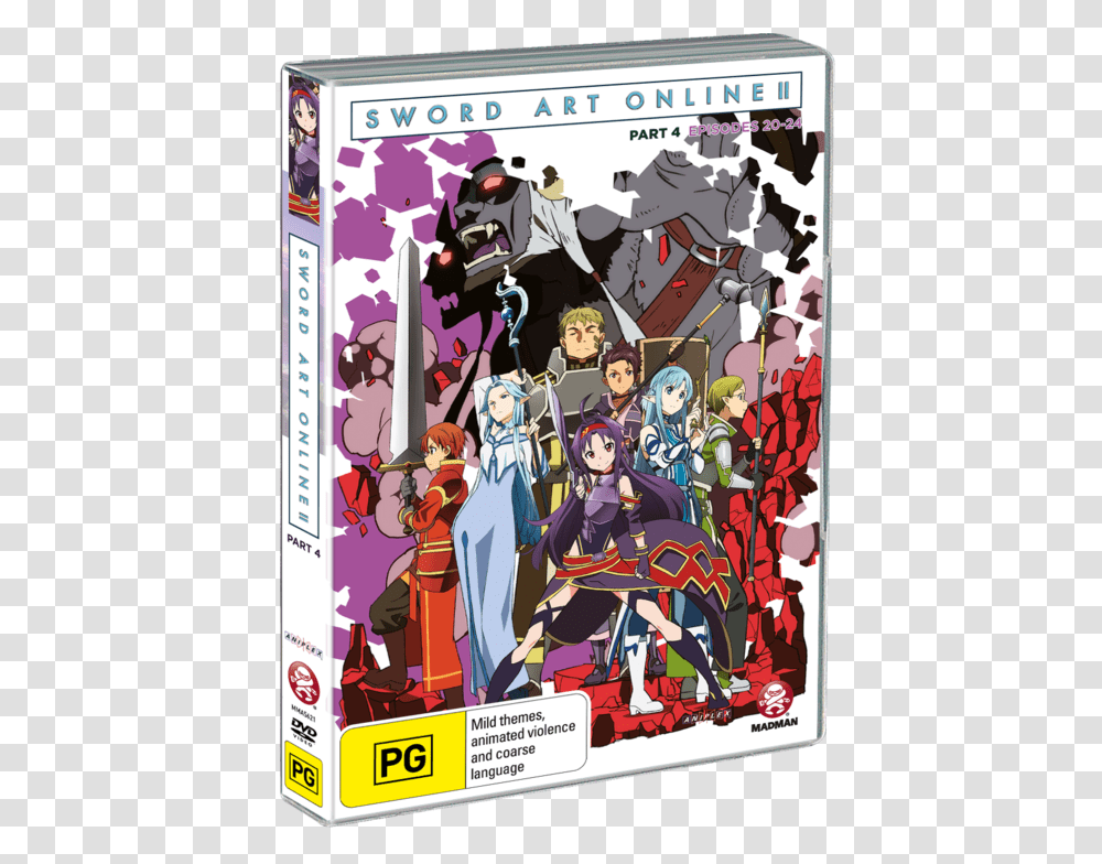 Sword Art Online Ii Bd Cover, Poster, Advertisement, Comics, Book Transparent Png