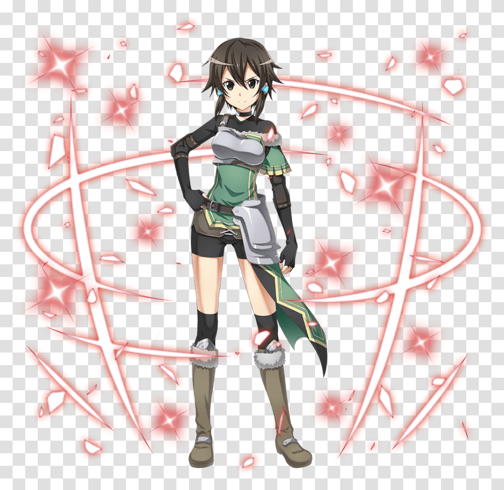 Sword Art Online Integral Factor Sinon, Person, People, Performer, Poster Transparent Png