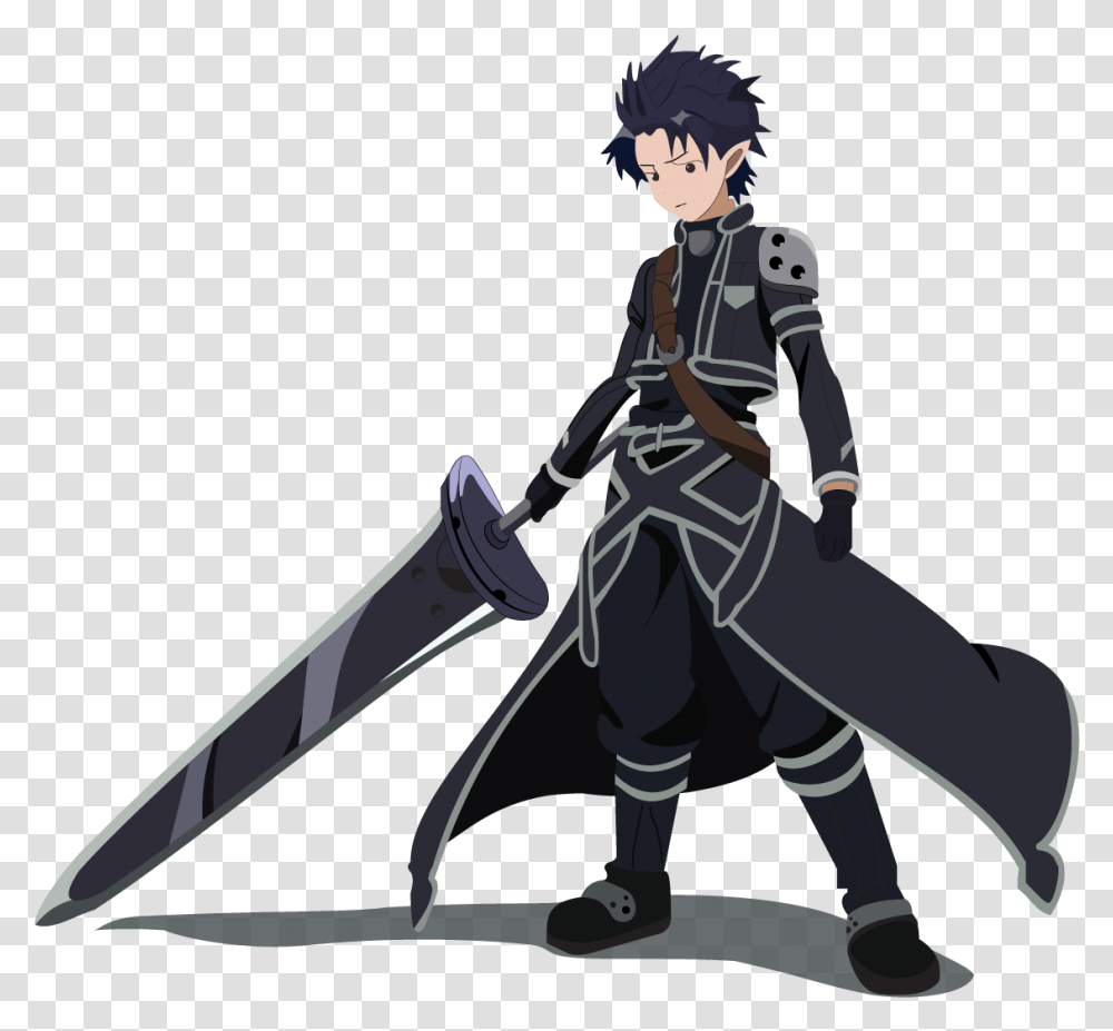 Sword Art Online Kirito Fairy, Duel, Ninja, Person, Human Transparent Png