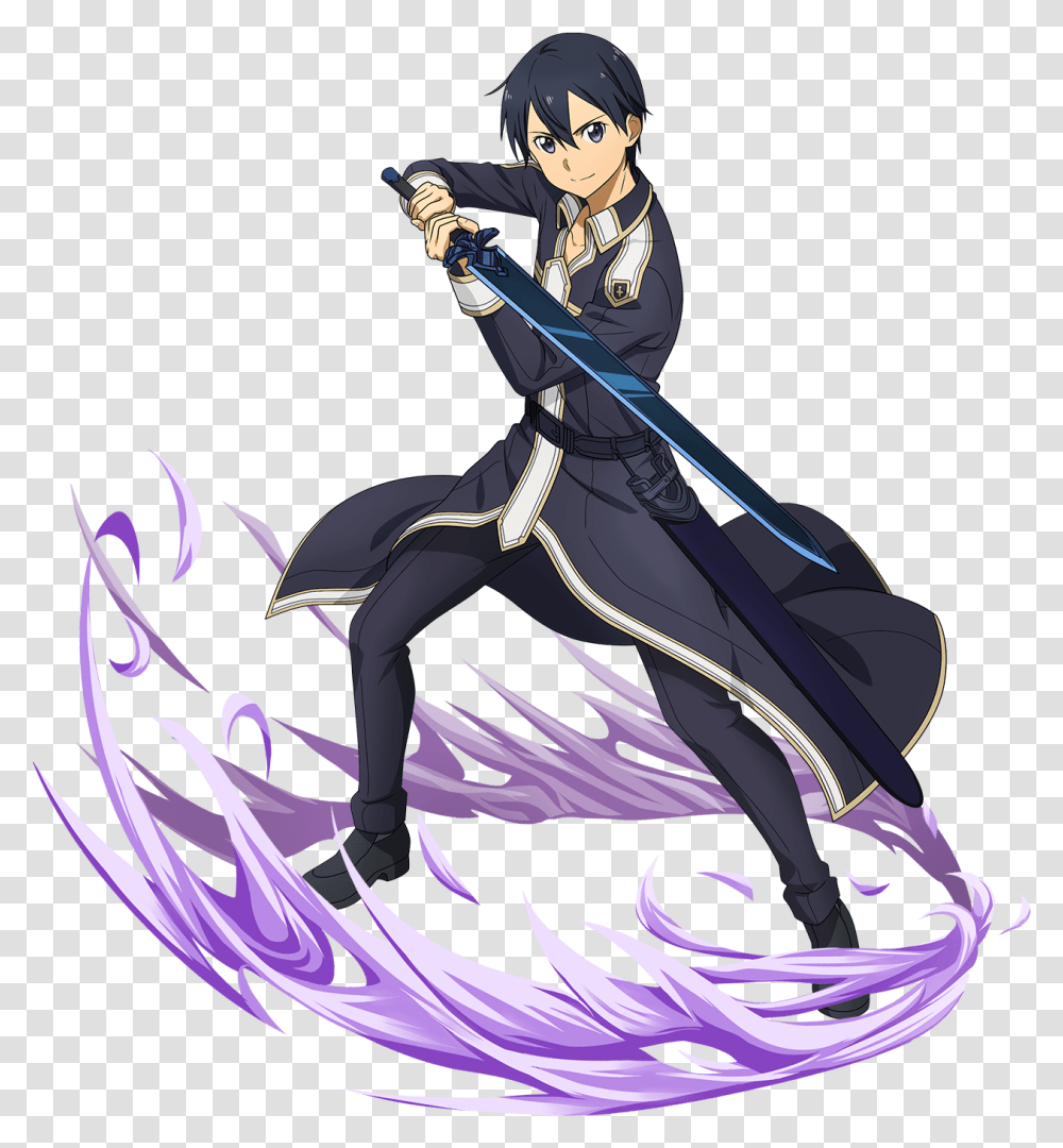 Sword Art Online Memory Defrag Kirito, Ninja, Helmet, Apparel Transparent Png