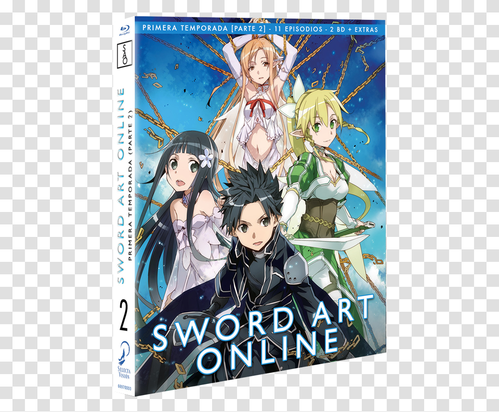 Sword Art Online Season 1 Part 2 Collector's Edition Sword Art Online Kirito Fairy, Poster, Advertisement, Comics, Book Transparent Png