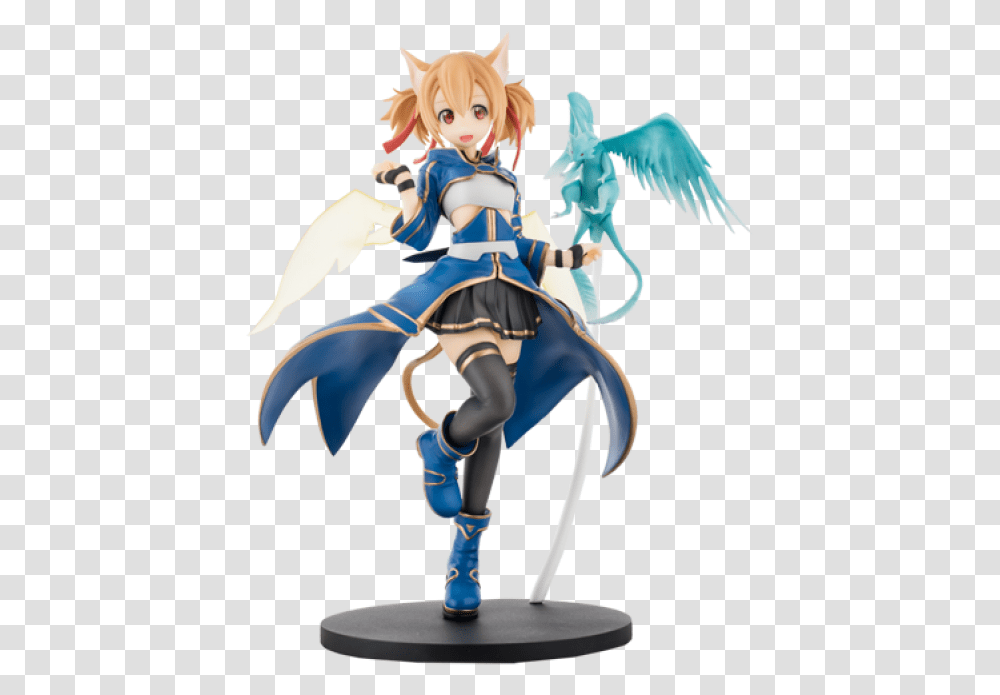Sword Art Online Silica Action Figure, Toy, Person, Human, Manga Transparent Png
