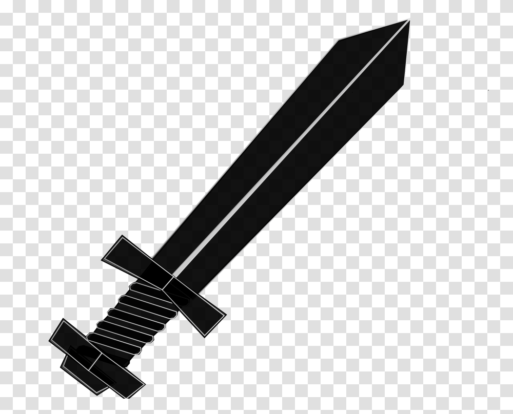 Sword Black And White Sword Black And White, Blade, Weapon, Arrow Transparent Png
