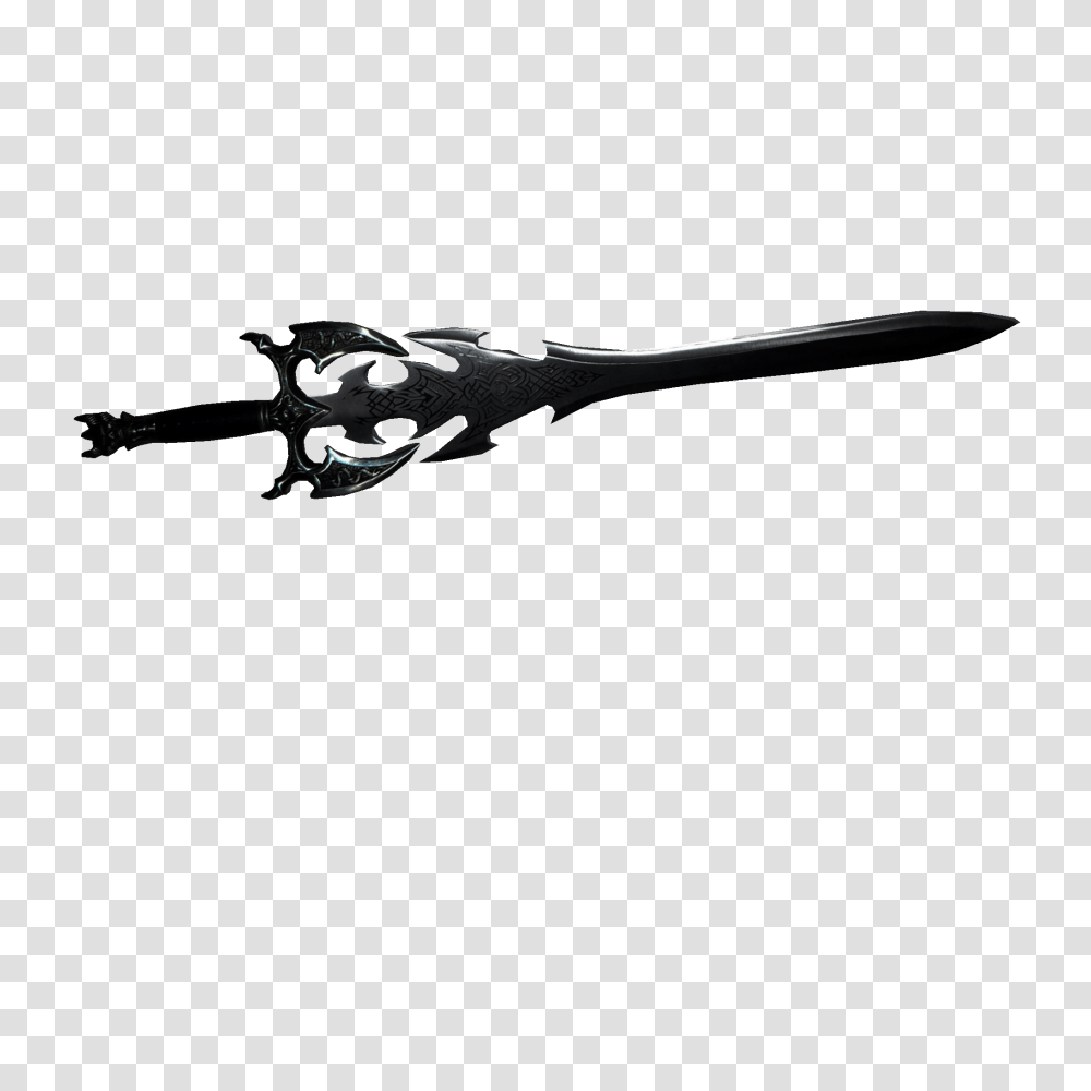 Sword Black And White Sword Black And White, Weapon, Weaponry, Blade, Knife Transparent Png