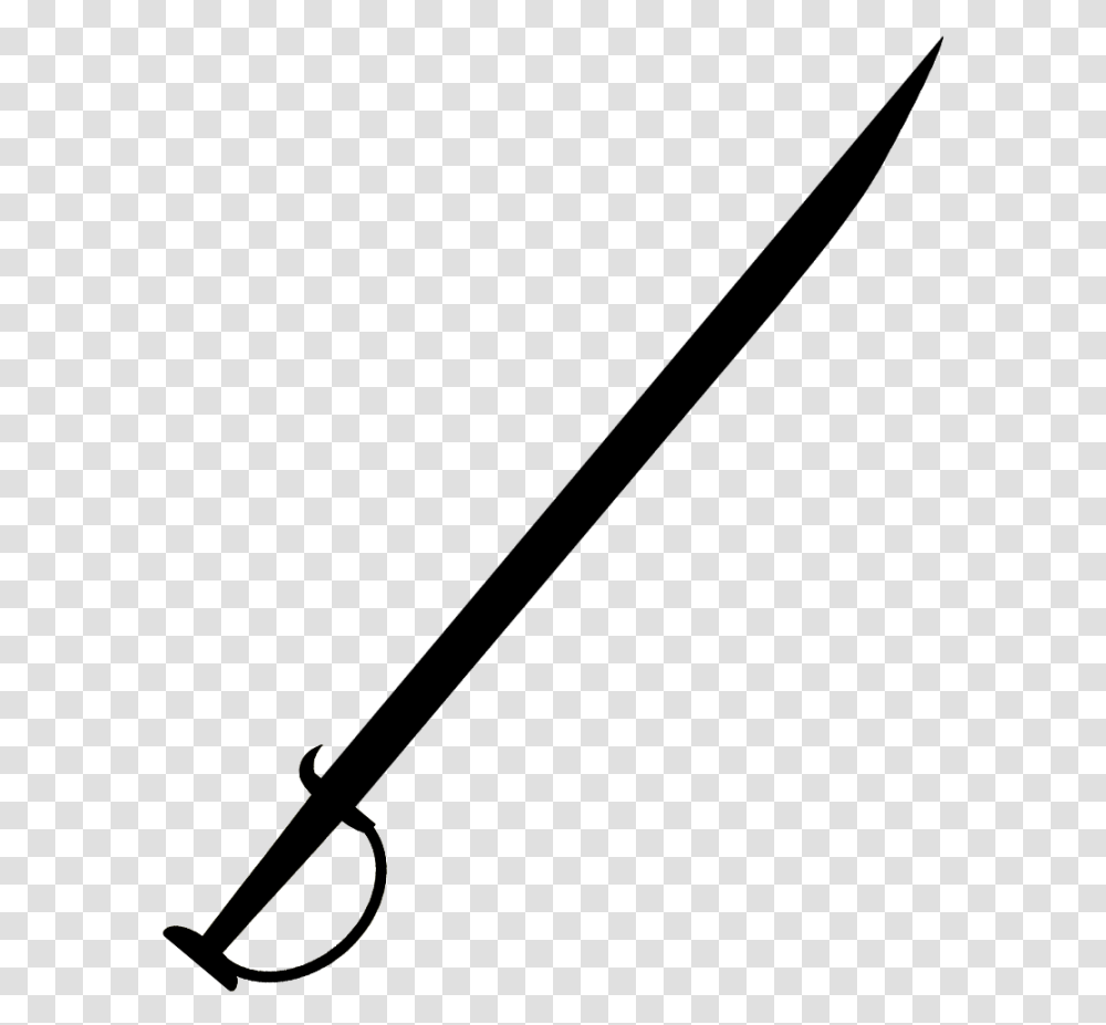 Sword Black Speedball Pen Holder, Stick, Weapon, Weaponry, Baton Transparent Png