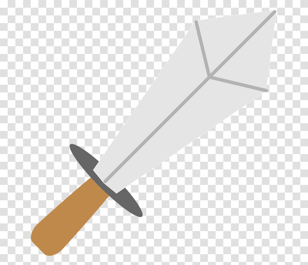 Sword Bladed Weapon Clipart Sword, Aluminium, Weaponry, Oars Transparent Png