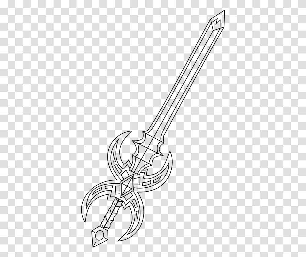 Sword Coloring Pages Of Swords, Gray, World Of Warcraft Transparent Png