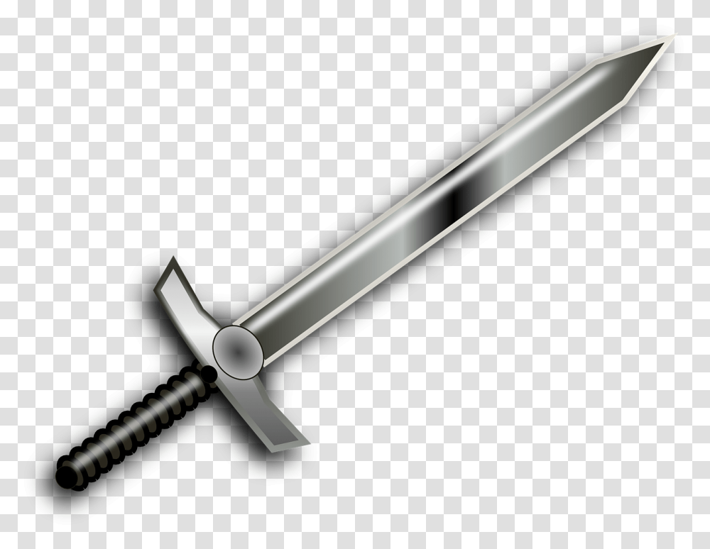 Sword Medieval Weapon Metal Sword Of The Spirit, Blade, Weaponry, Knife Transparent Png