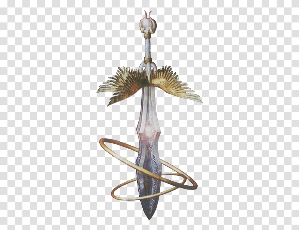 Sword Of Mana Download Free Clipart Sabre, Plant, Bird, Animal, Agaric Transparent Png