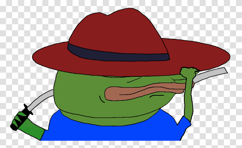 Sword Pepe, Apparel, Hat, Sun Hat Transparent Png