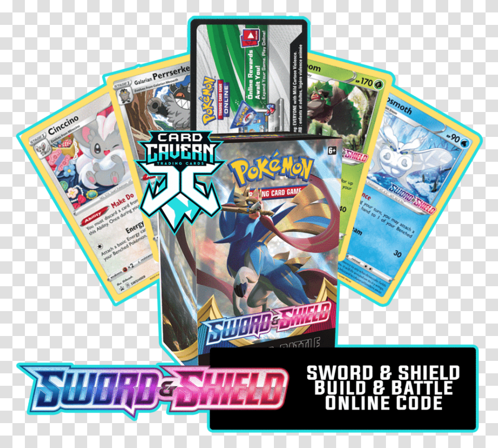 Sword Shield Prerelease Kit Pokemon Sword And Shield Cards, Poster, Advertisement, Flyer, Paper Transparent Png