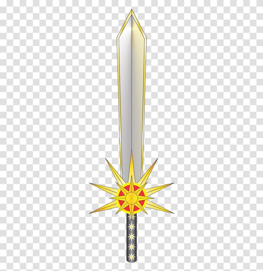 Sword Star, Weapon, Weaponry, Blade Transparent Png