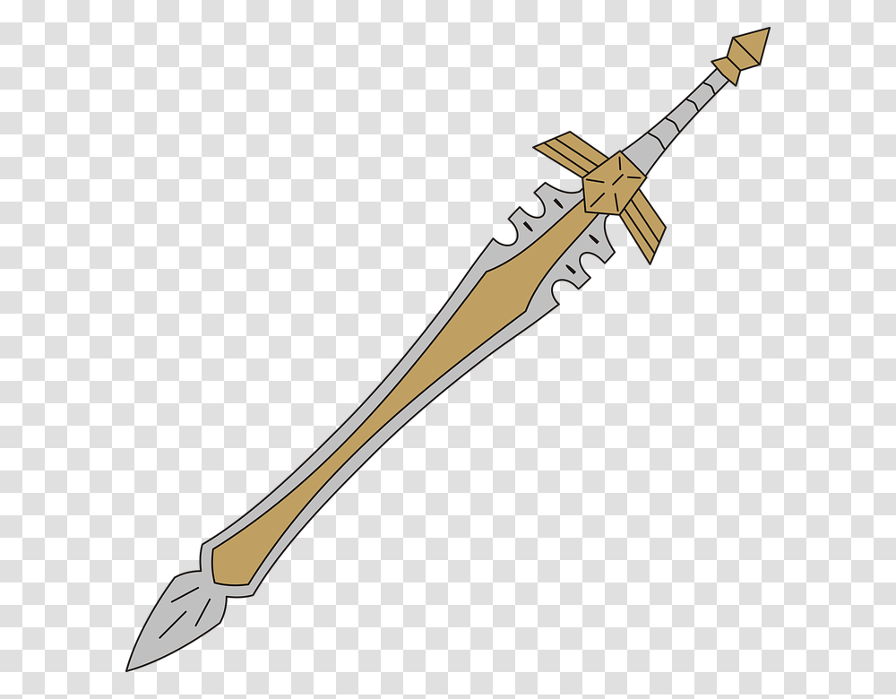 Sword Weapon Knighthood Symbol Weapons Sword, Weaponry, Blade, Knife, Axe Transparent Png