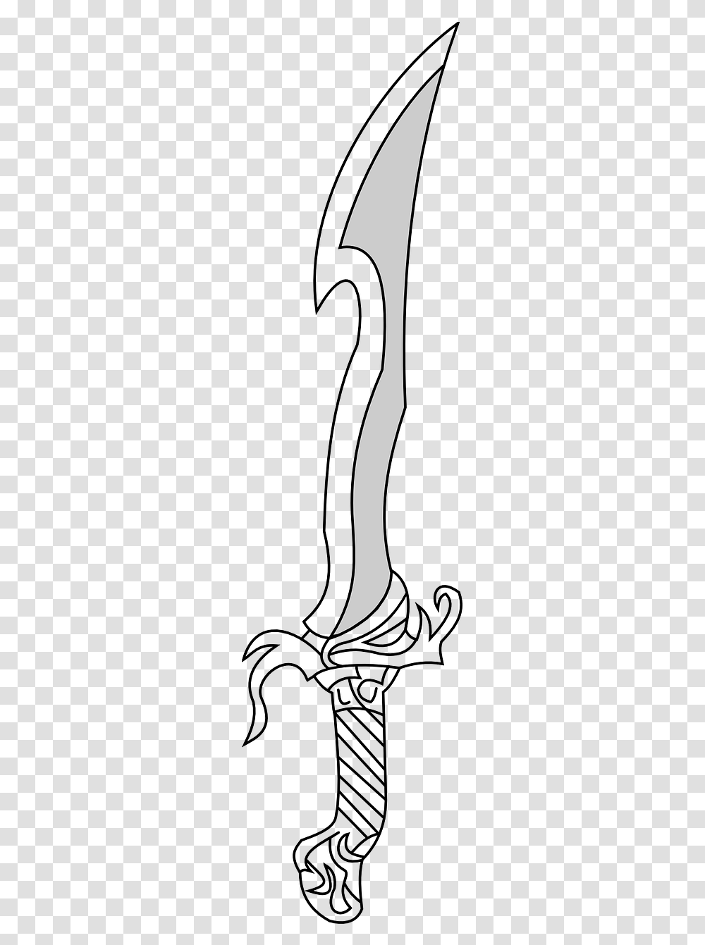 Sword Weapon Medieval Free Photo Line Art, Tool, Cutlery, Brush, Toothbrush Transparent Png