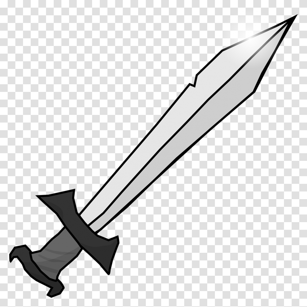Sword Weapon Medieval Knight Image Sword Clipart Background, Axe, Tool, Blade, Weaponry Transparent Png