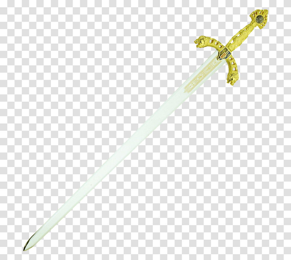 Sword With Golden Hilt, Blade, Weapon, Weaponry Transparent Png