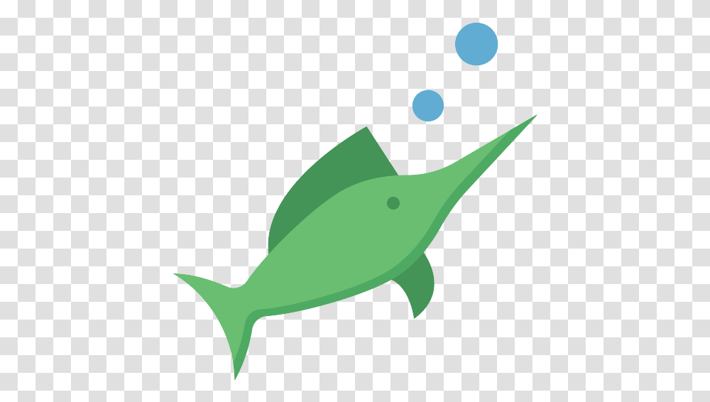 Swordfish Icon Illustration, Sea Life, Animal, Mammal, Dolphin Transparent Png