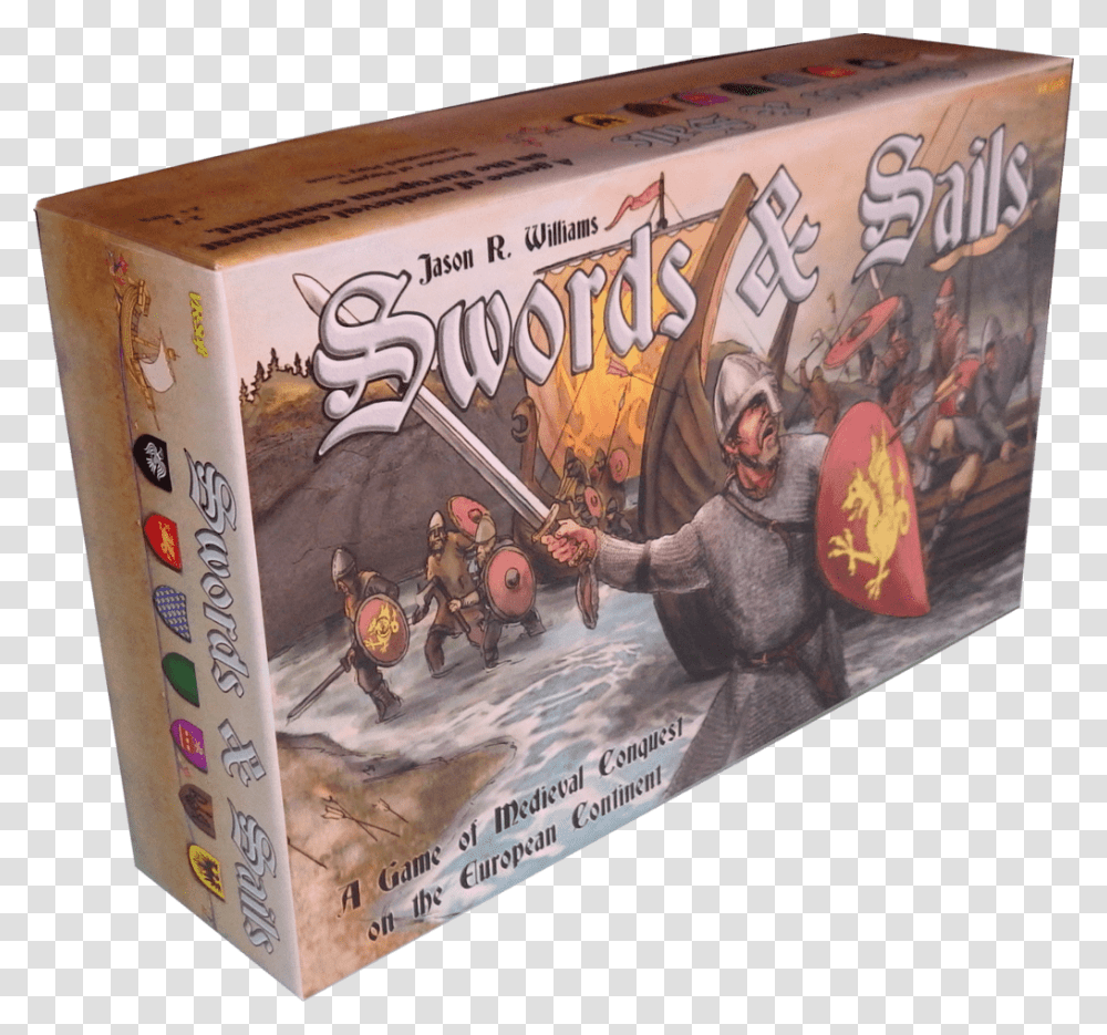 Swords And Sails Board Game, Person, Human, Box, Poster Transparent Png