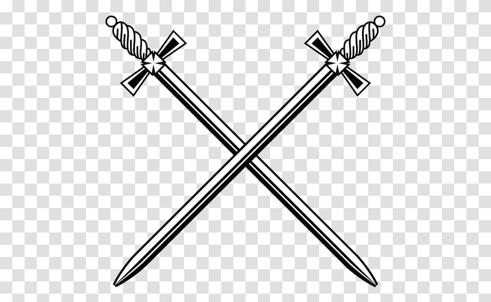 Swords Crossed 5 Image Crossed Swords, Weapon, Weaponry, Blade, Wand Transparent Png