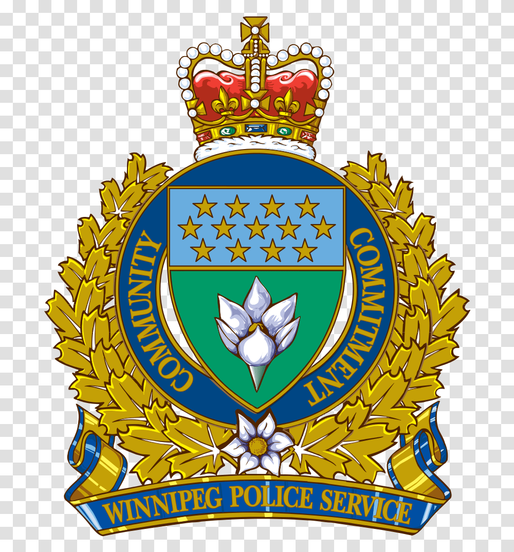 Sworn In Logo Winnipeg Police Service Logo, Symbol, Trademark, Emblem, Badge Transparent Png